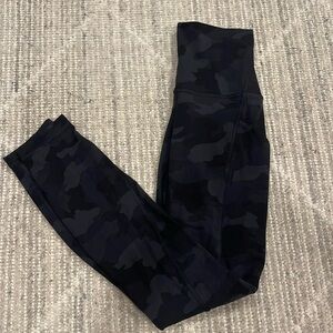 Lululemon camo leggings with pockets size 0